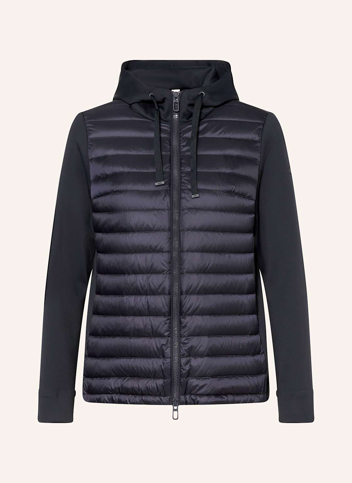 Duno Daunenjacke Iside Im Materialmix blau Duno Daunenjacke Iside Im Materialmix blau von DUNO