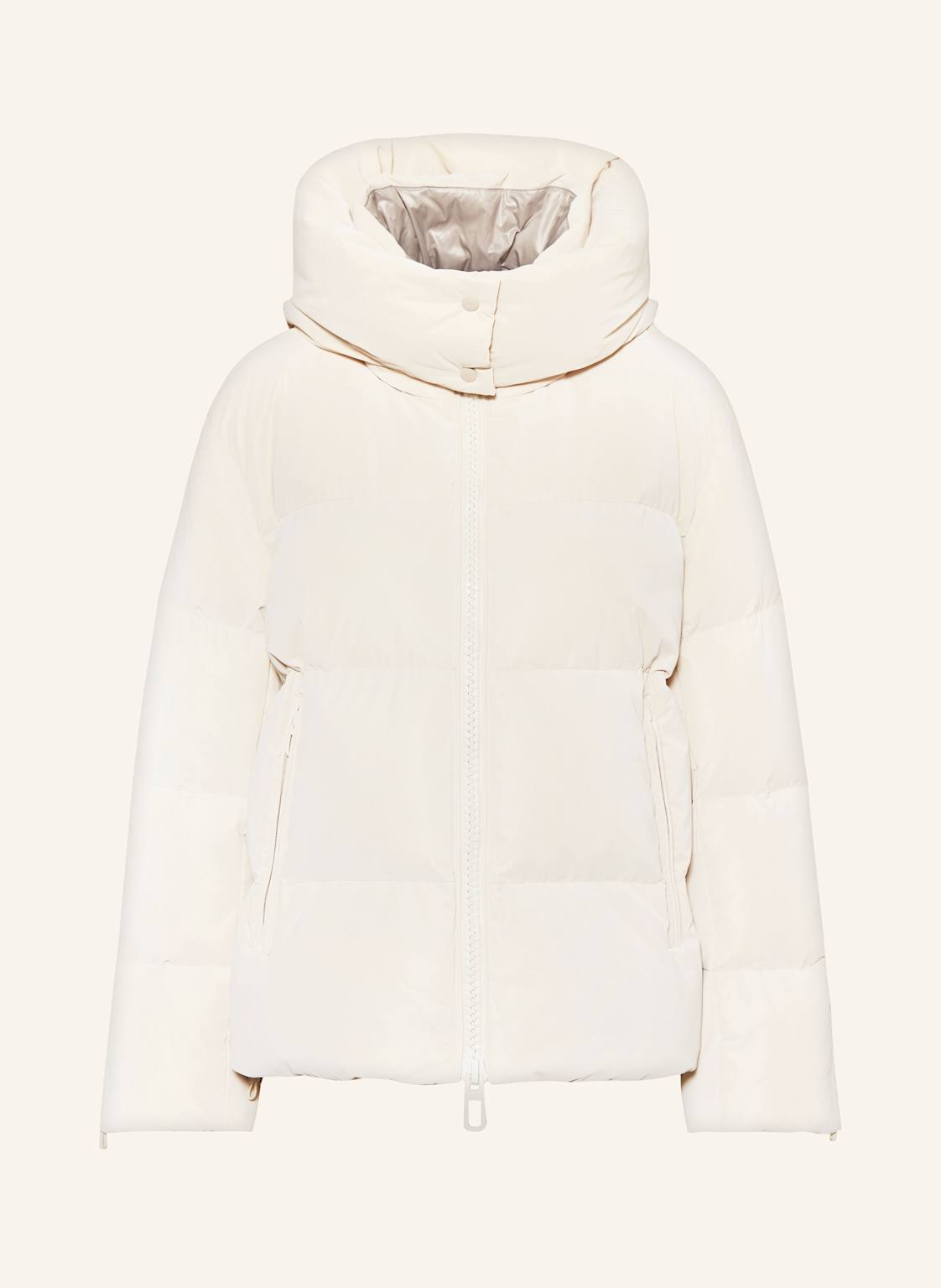 Duno Oversized-Daunenjacke Naoko Mit Abnehmbarer Kapuze weiss von DUNO