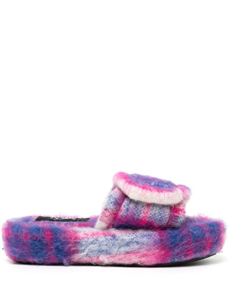 DUOltd Volume check slippers - Purple von DUOltd