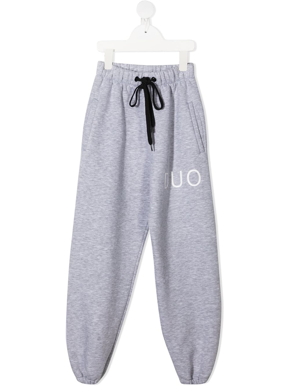 DUOltd logo print track pants - Grey von DUOltd