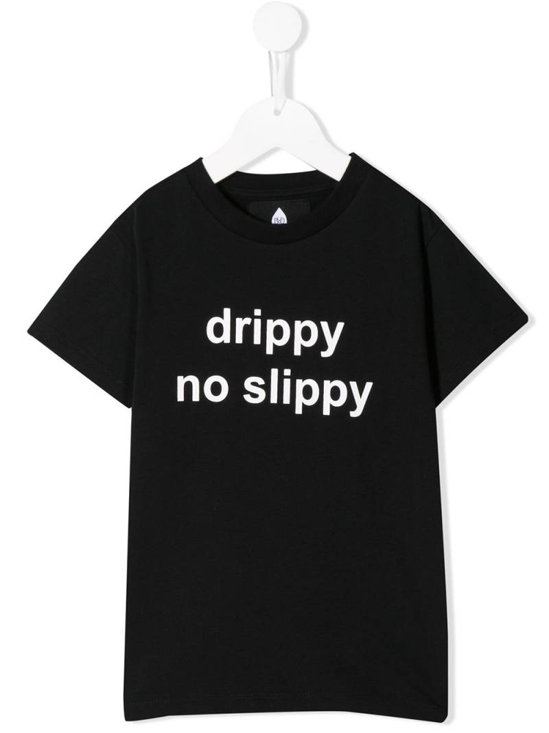 DUOltd slogan print T-Shirt - Black von DUOltd