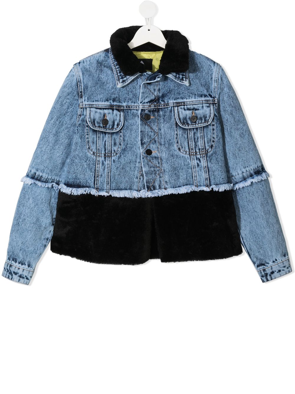 DUOltd two-tone denim jacket - Blue von DUOltd