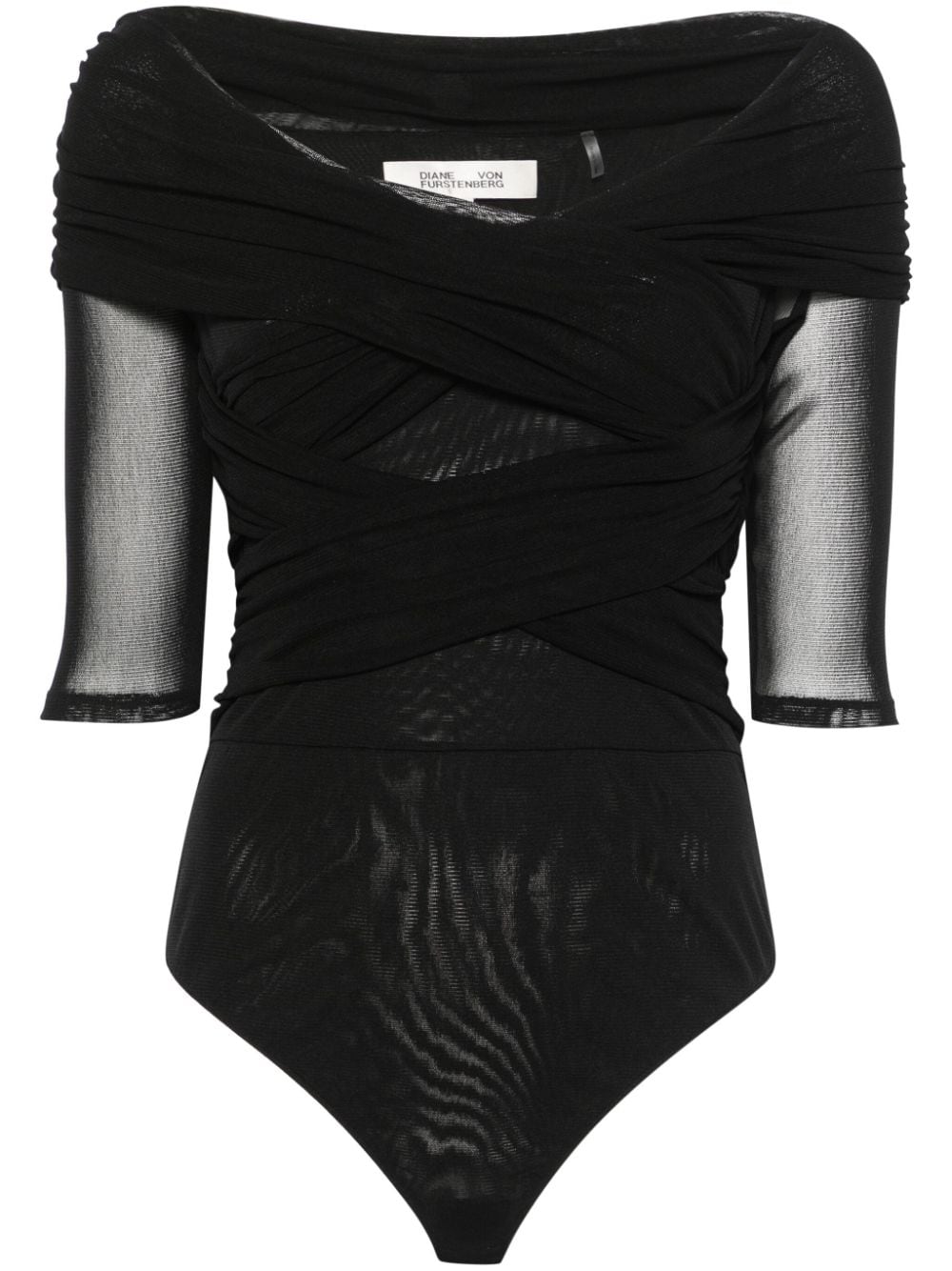 DVF Diane von Furstenberg Alex bodysuit - Black von DVF Diane von Furstenberg