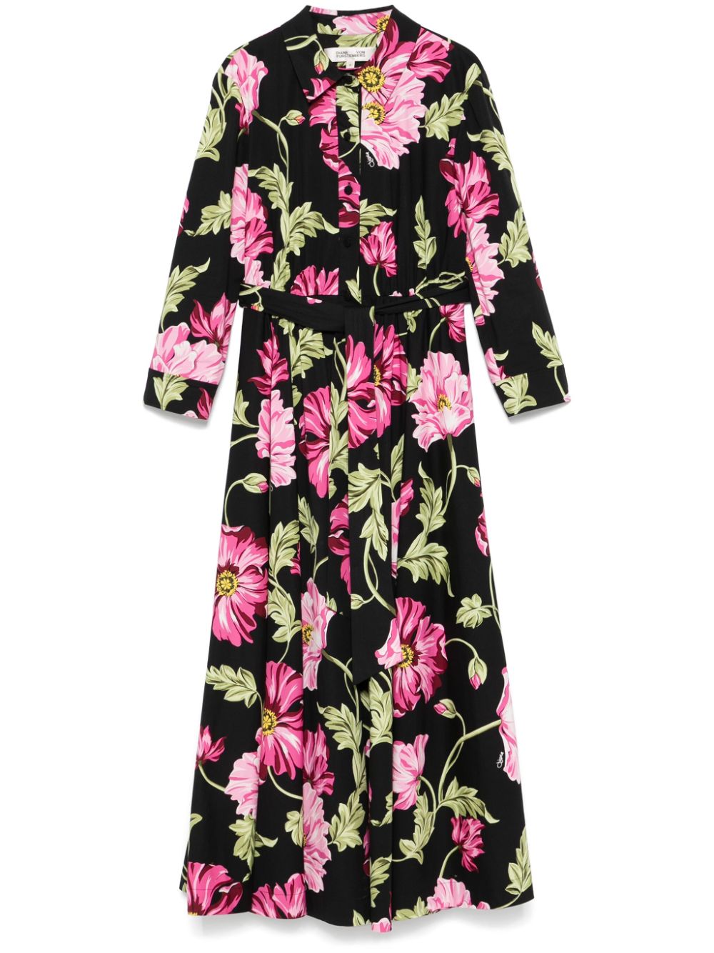 DVF Diane von Furstenberg Blaine midi dress - Black von DVF Diane von Furstenberg