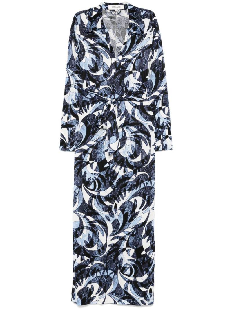 DVF Diane von Furstenberg Caprera maxi dress - Blue von DVF Diane von Furstenberg