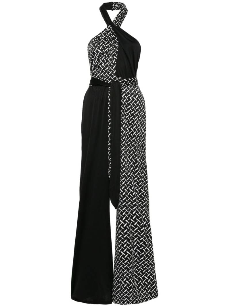 DVF Diane von Furstenberg Cort wide-leg jumpsuit - Black von DVF Diane von Furstenberg