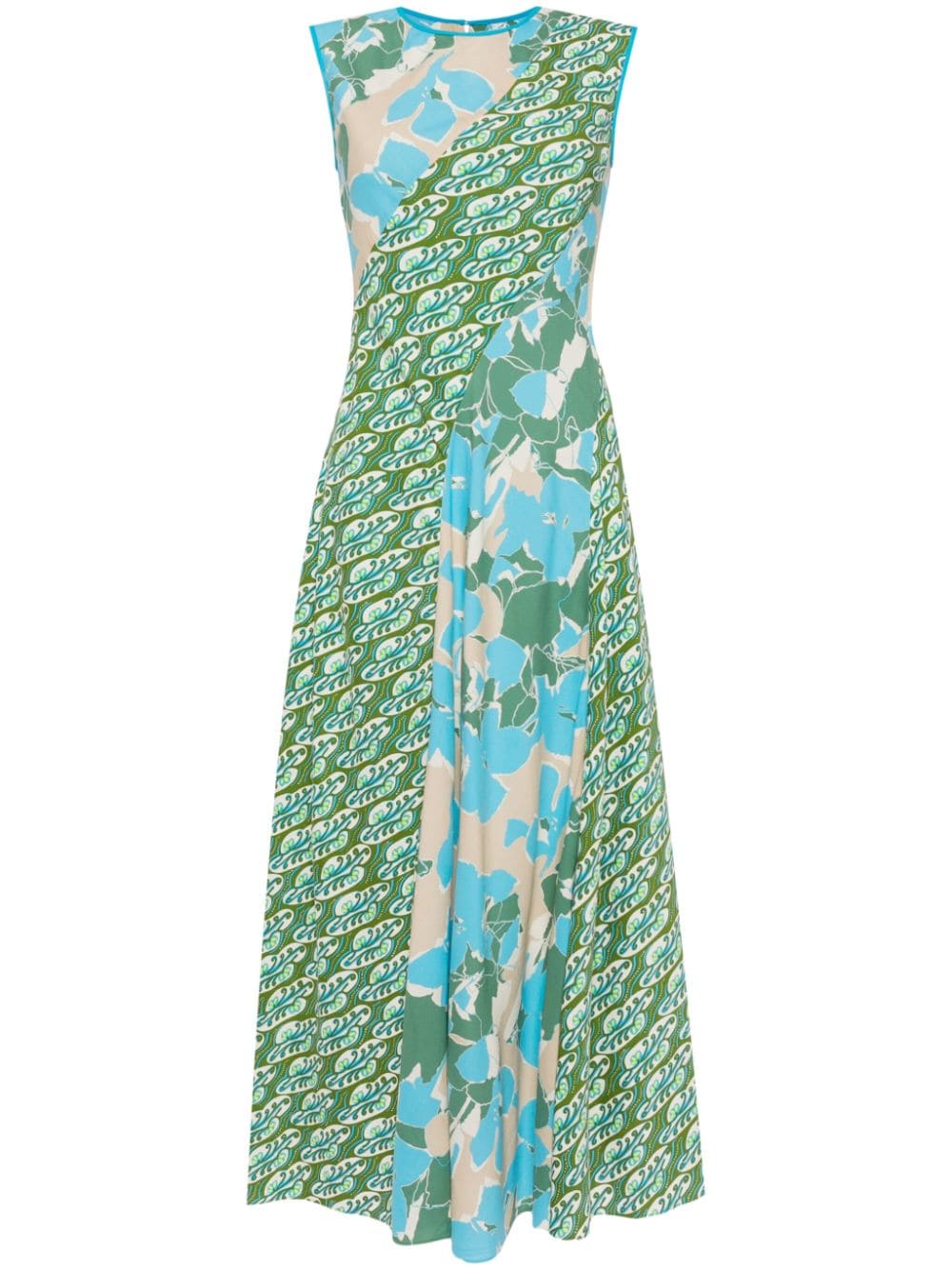 DVF Diane von Furstenberg Cory floral-print maxi dress - Green von DVF Diane von Furstenberg