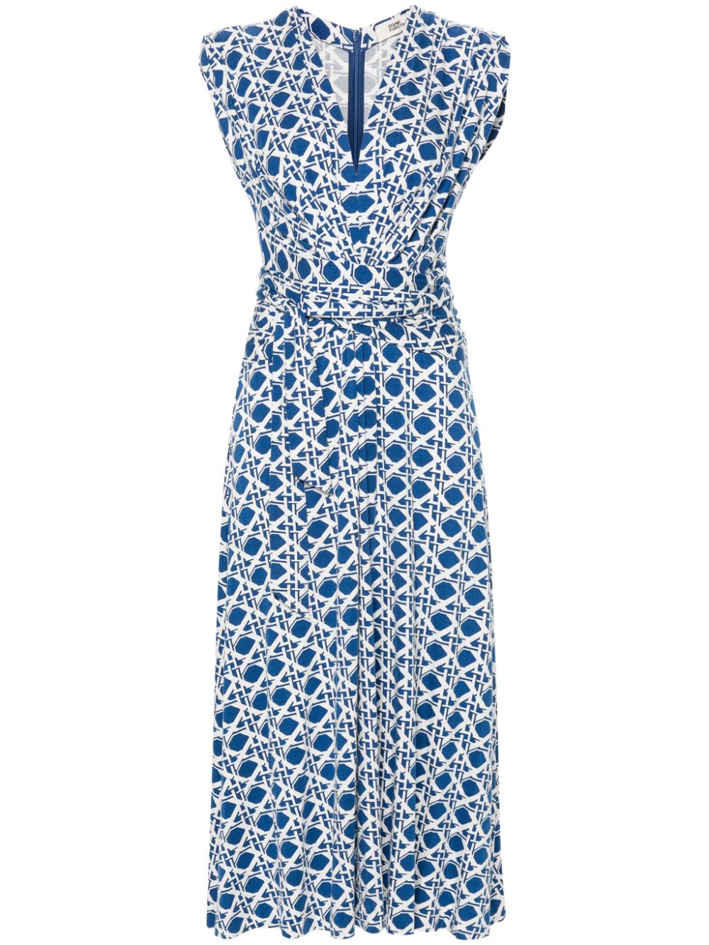 DVF Diane von Furstenberg Dorothee midi dress - Blue von DVF Diane von Furstenberg