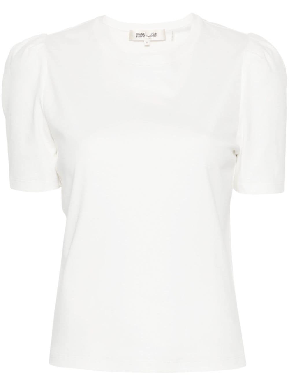 DVF Diane von Furstenberg Franco cotton T-shirt - White von DVF Diane von Furstenberg