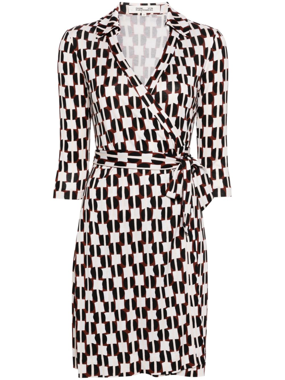 DVF Diane von Furstenberg Jeanne silk dress - Brown von DVF Diane von Furstenberg