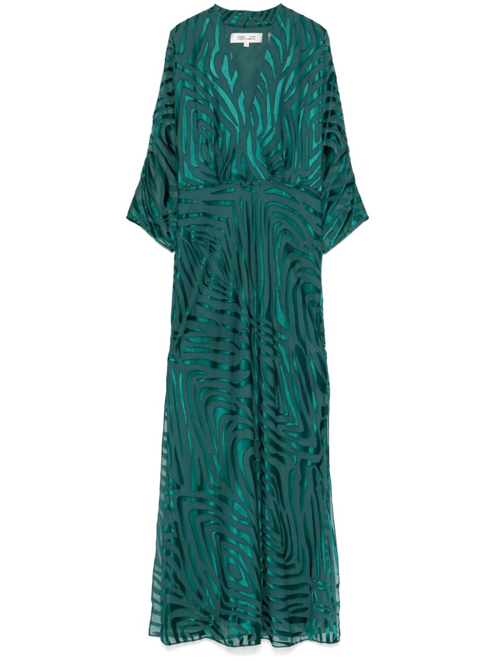 DVF Diane von Furstenberg Jessel maxi dres - Green von DVF Diane von Furstenberg