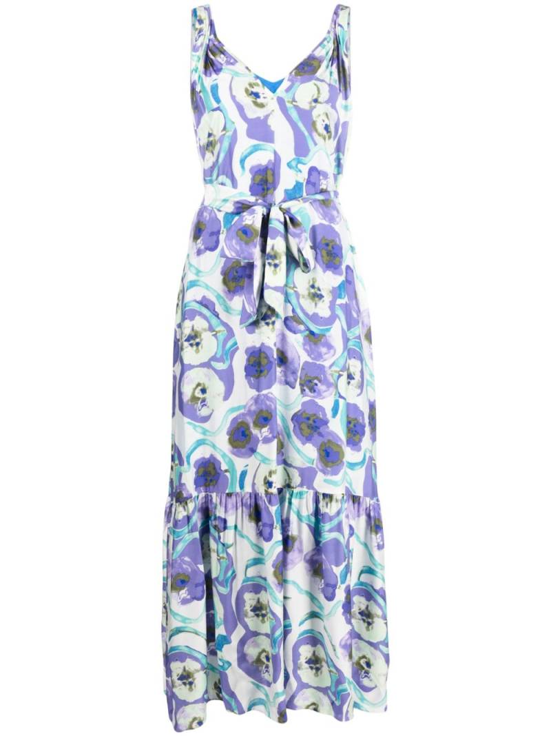 DVF Diane von Furstenberg Jodie floral-print midi dress - White von DVF Diane von Furstenberg