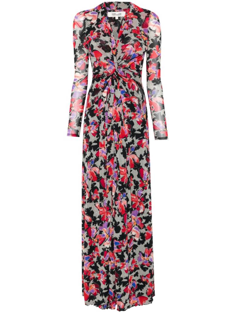 DVF Diane von Furstenberg Kassia maxi dress - Red von DVF Diane von Furstenberg