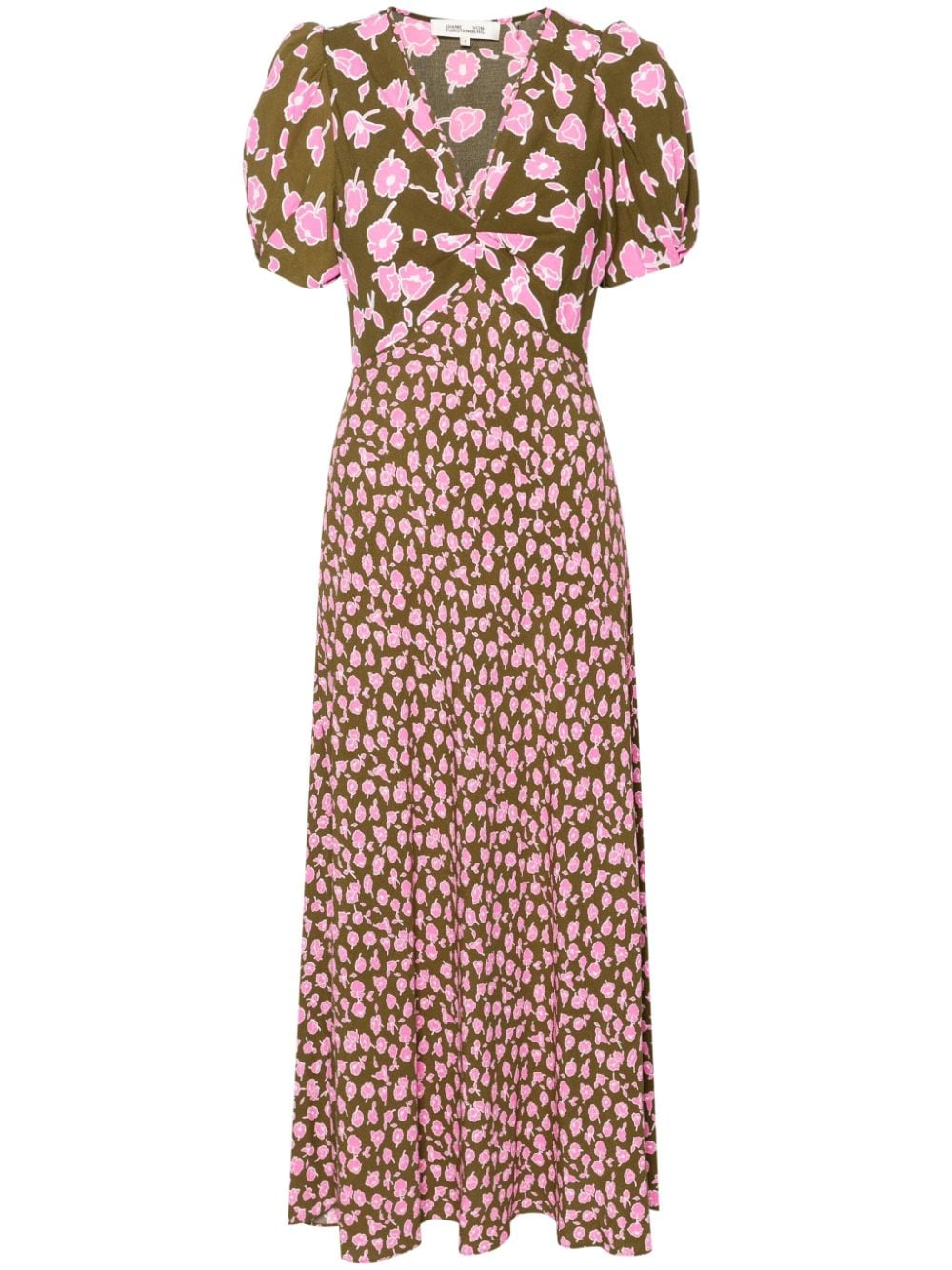 DVF Diane von Furstenberg Margeaux midi dress - Green von DVF Diane von Furstenberg