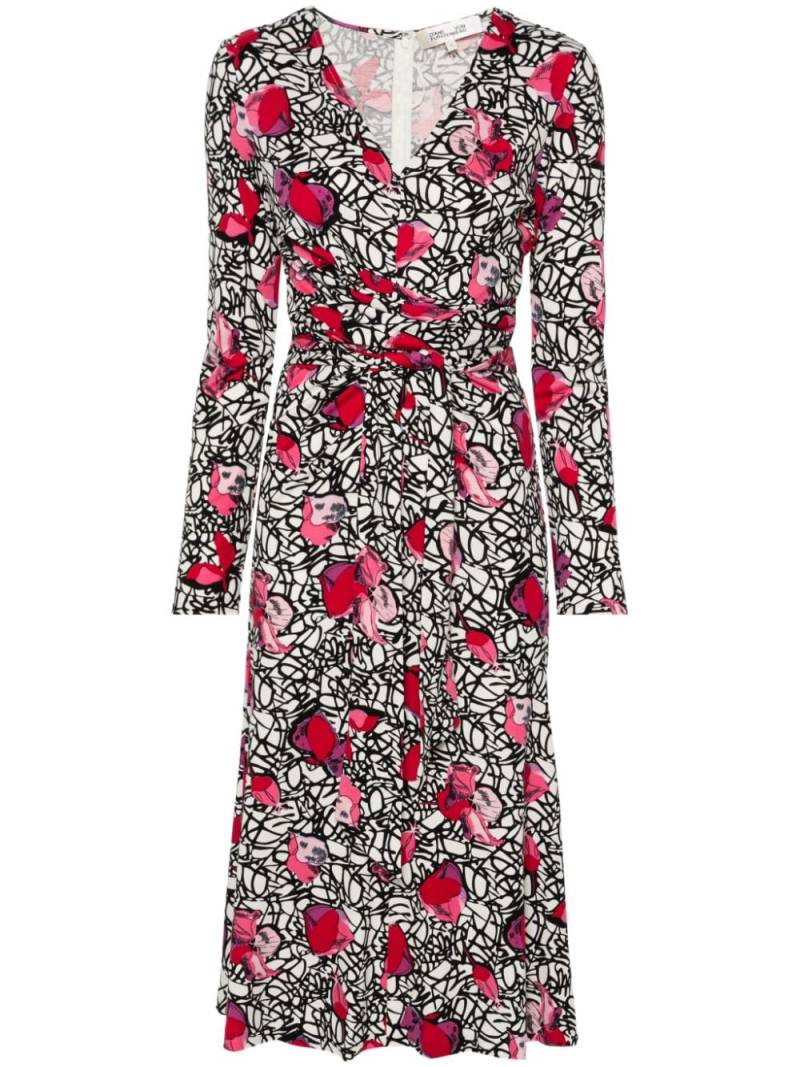 DVF Diane von Furstenberg Marsha midi dress - Pink von DVF Diane von Furstenberg