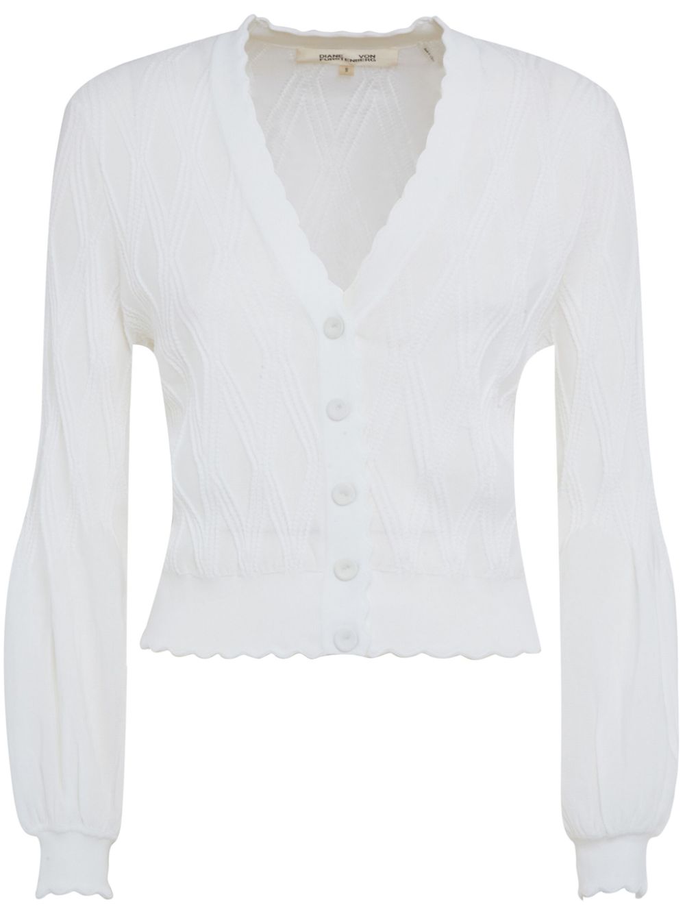 DVF Diane von Furstenberg Pomela cardigan - White von DVF Diane von Furstenberg