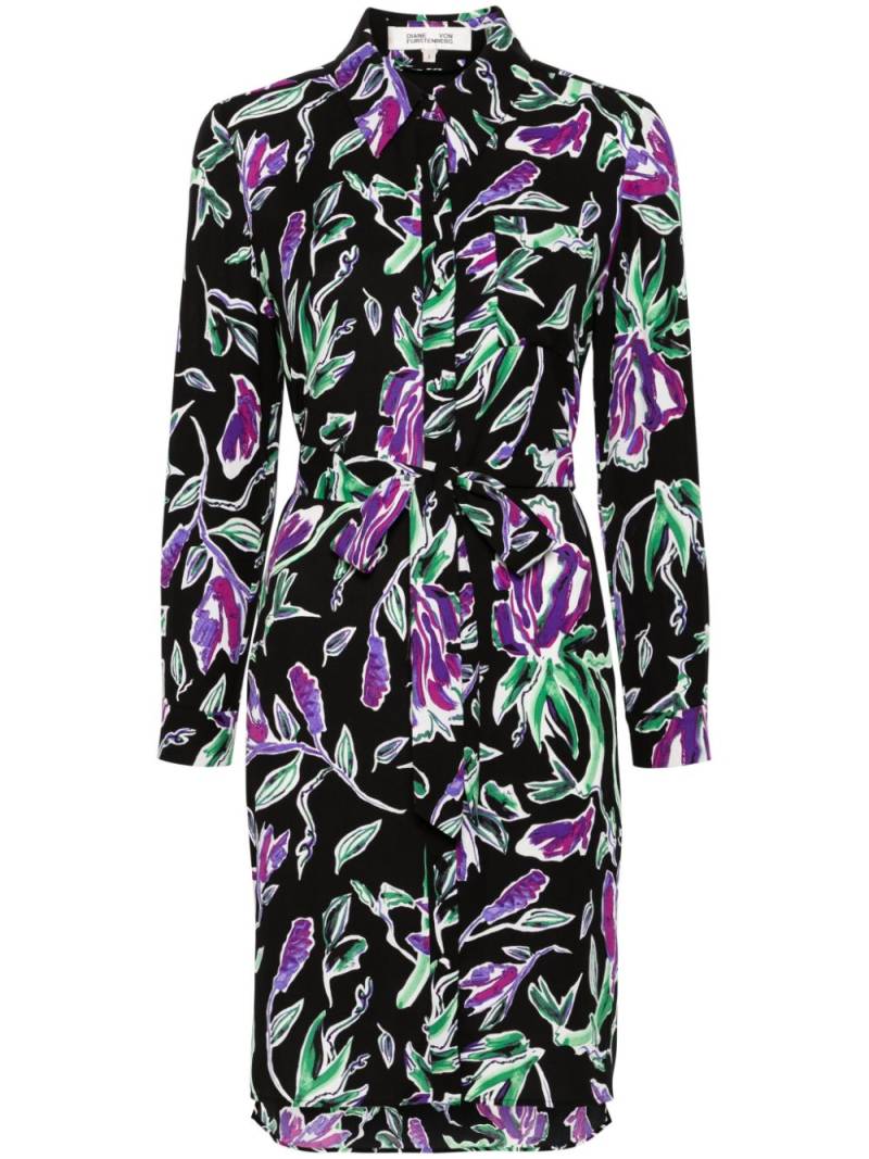 DVF Diane von Furstenberg Prita midi dress - Black von DVF Diane von Furstenberg