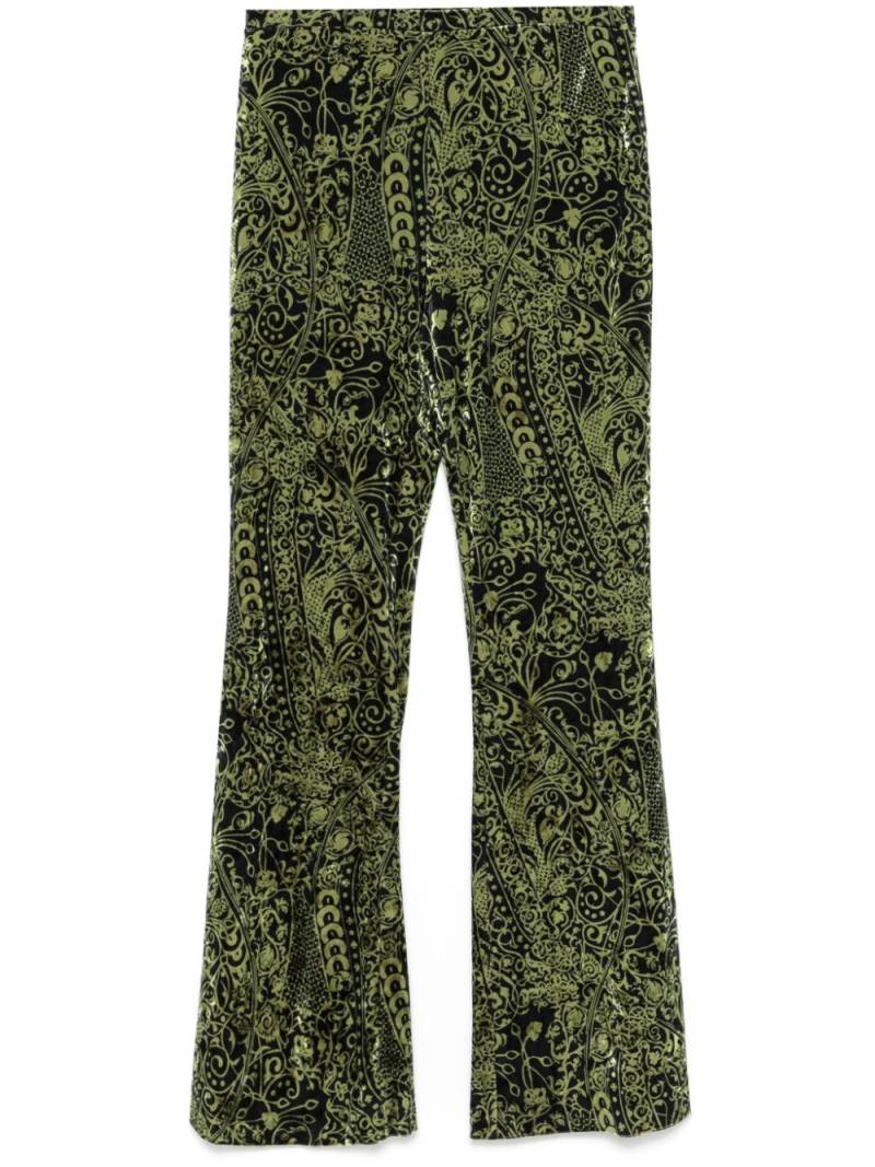 DVF Diane von Furstenberg Ruthette trousers - Green von DVF Diane von Furstenberg