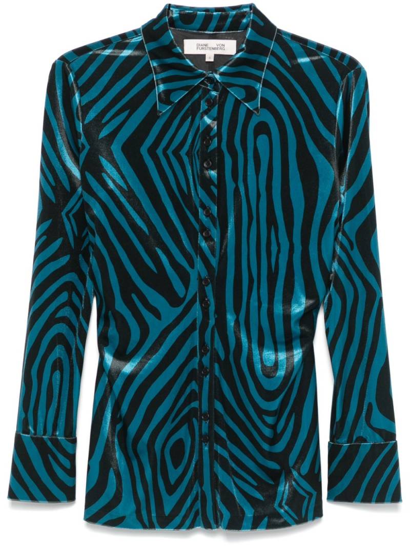 DVF Diane von Furstenberg Soluck blouse - Blue von DVF Diane von Furstenberg