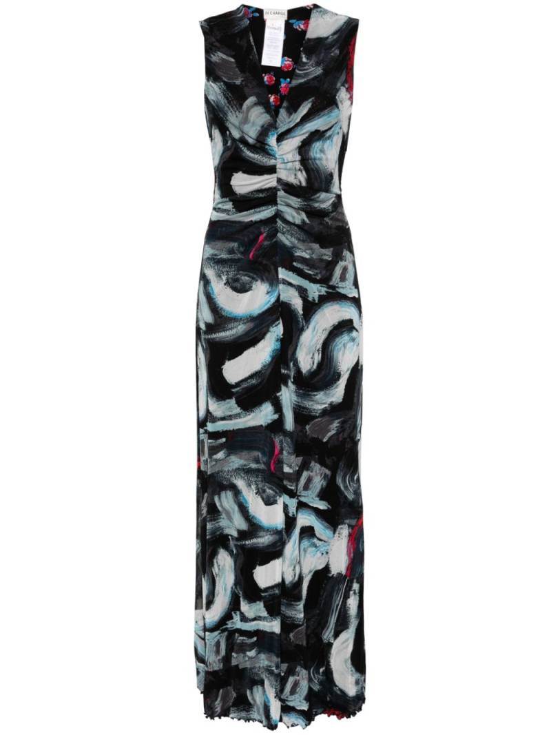 DVF Diane von Furstenberg Solveigh reversible mesh maxi dress - Multicolour von DVF Diane von Furstenberg