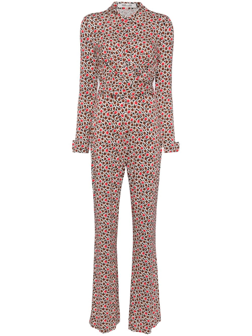 DVF Diane von Furstenberg Michele jumpsuit - Brown von DVF Diane von Furstenberg