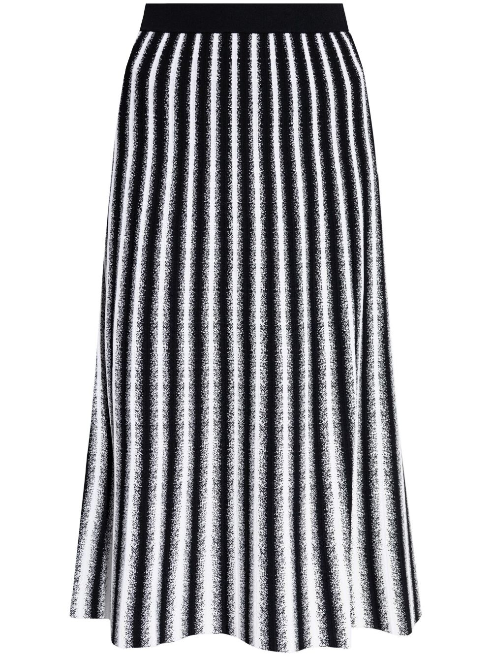 DVF Diane von Furstenberg striped midi skirt - Black von DVF Diane von Furstenberg