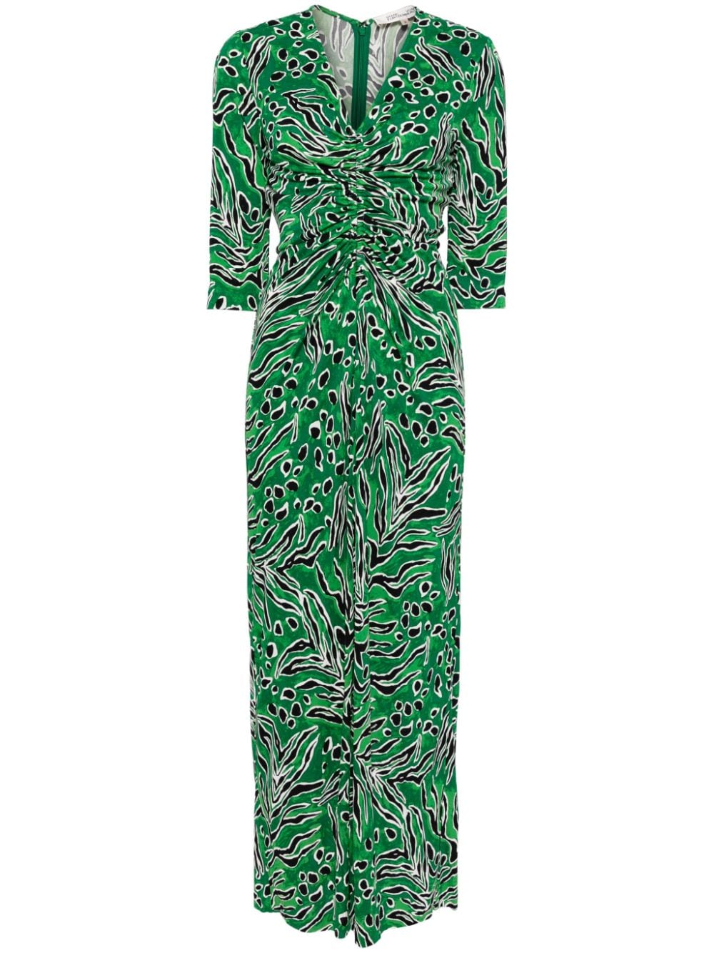 DVF Diane von Furstenberg water tiger print dress - Green von DVF Diane von Furstenberg