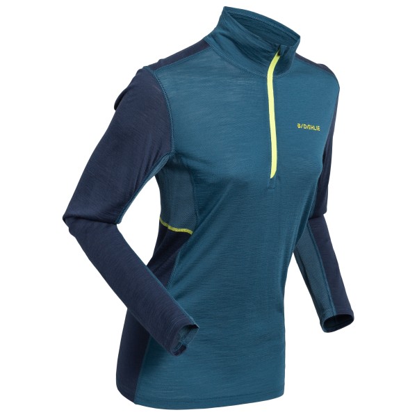 Daehlie - Women's Performance Wool Half Zip - Merinounterwäsche Gr L;M;S;XS blau;grau von Daehlie