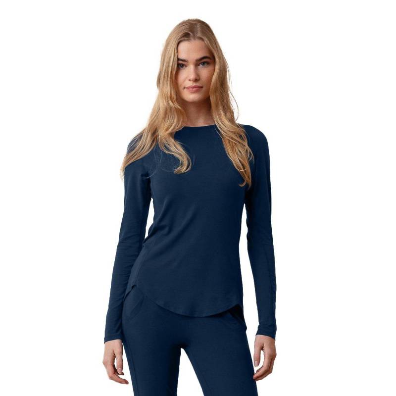 Balance Pyjama Langarm-shirt Nattwell Damen Mitternachtsblau L von Dagsmejan