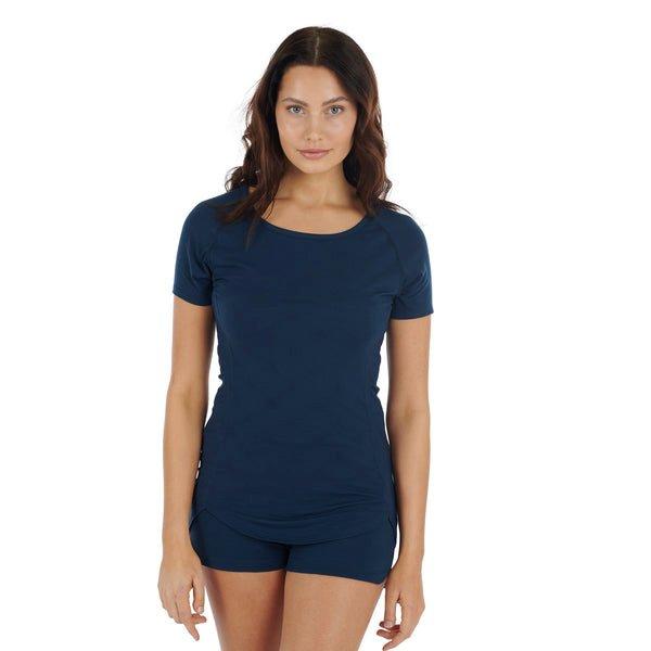 Balance Pyjama T-shirt Nattwell Damen Mitternachtsblau L von Dagsmejan