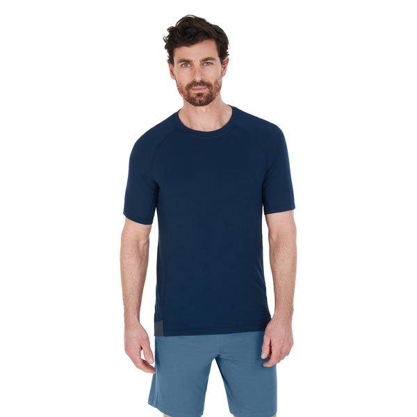 Dagsmejan - Balance Pyjama T-Shirt Nattwell, für Herren, Mitternachtsblau, Größe L von Dagsmejan