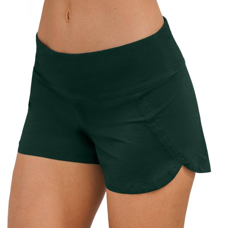 Stay Cool Pyjama Shorts Nattcool Damen Dunkelgrün M von Dagsmejan