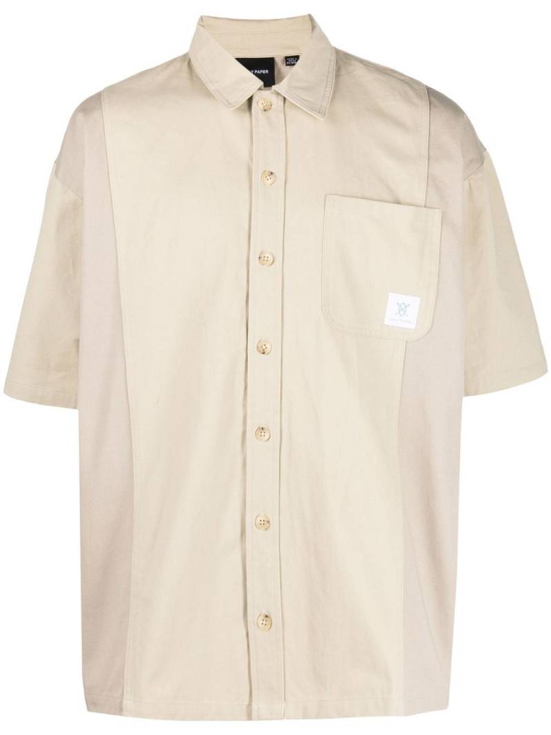 Daily Paper Modji short-sleeved twill shirt - Neutrals von Daily Paper