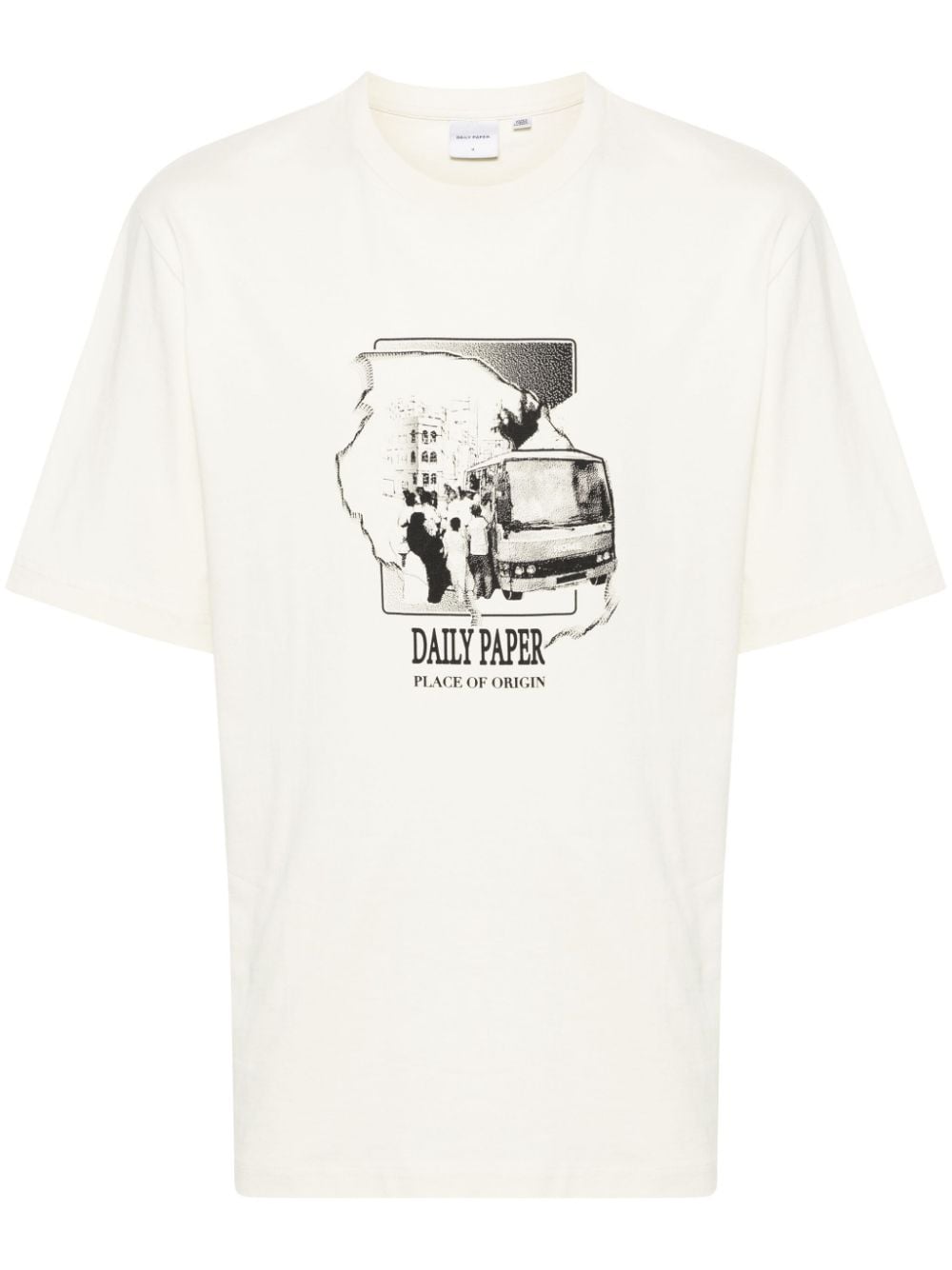 Daily Paper Place of Origin cotton T-shirt - Neutrals von Daily Paper