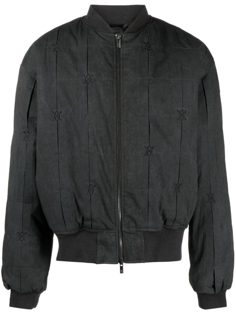 Daily Paper Rasul logo-embroidered bomber jacket - Black von Daily Paper