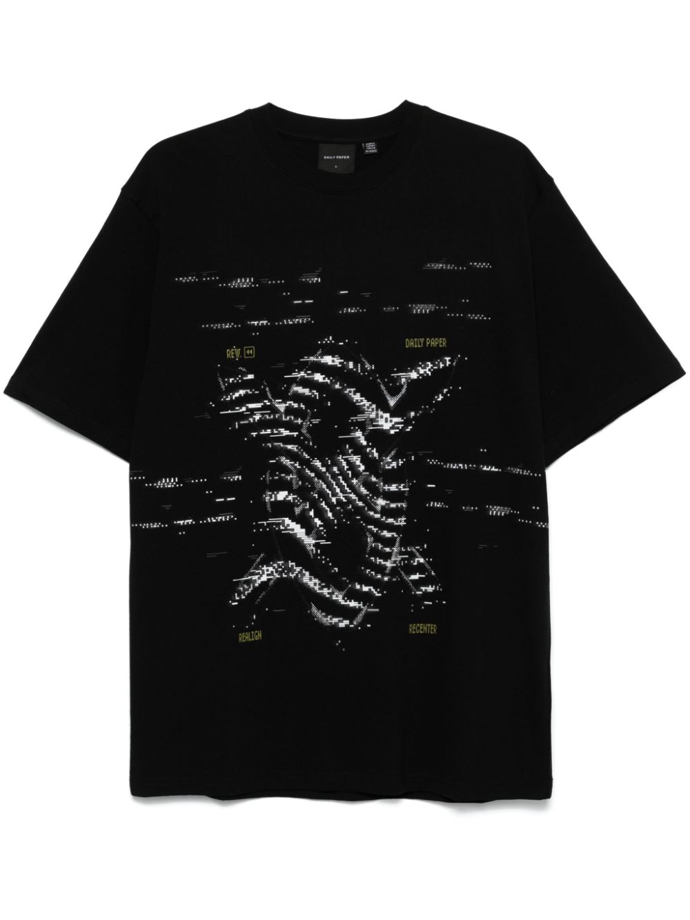 Daily Paper Rewind T-Shirt - Black von Daily Paper