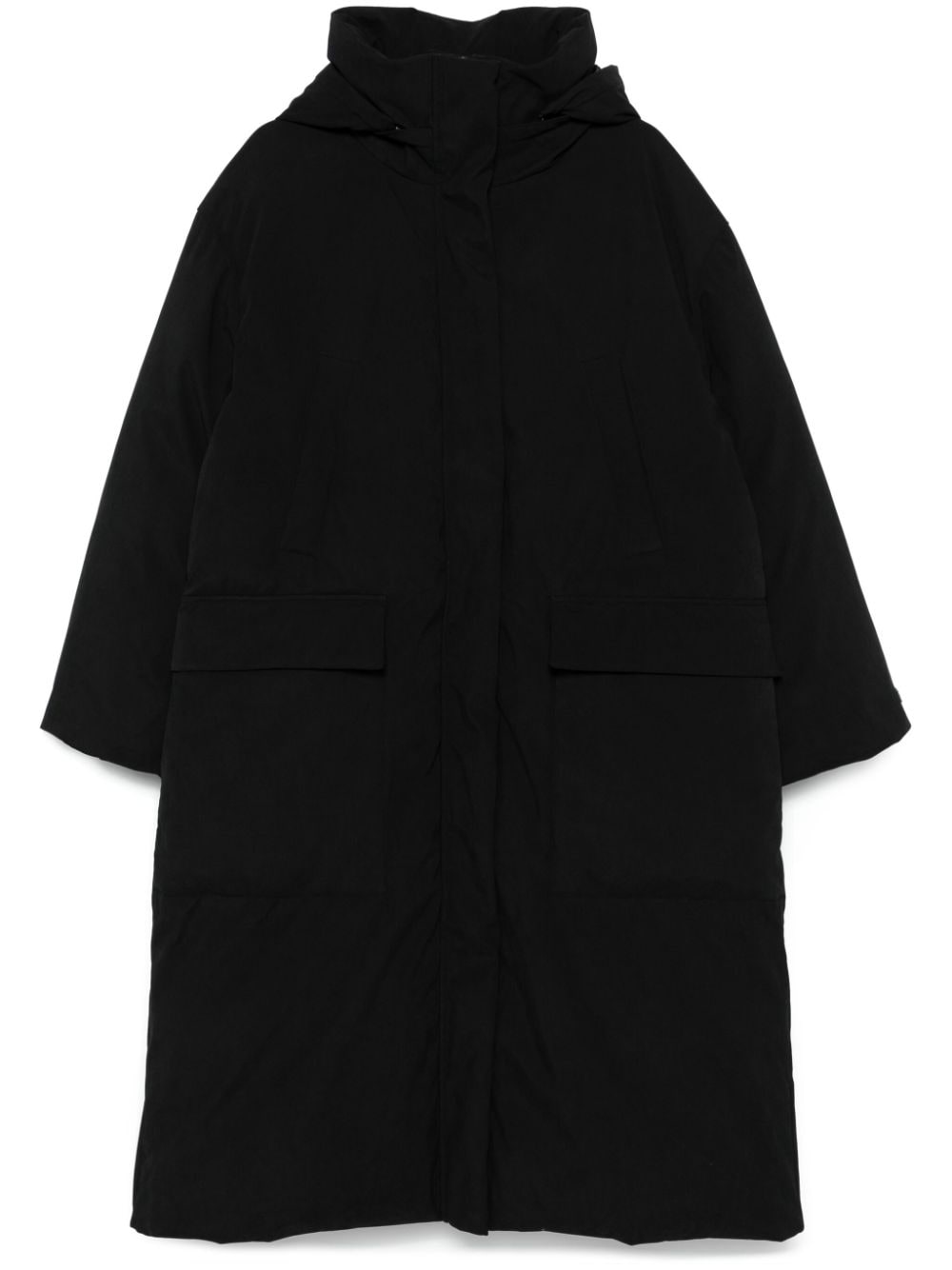 Daily Paper Rowa puffer coat - Black von Daily Paper