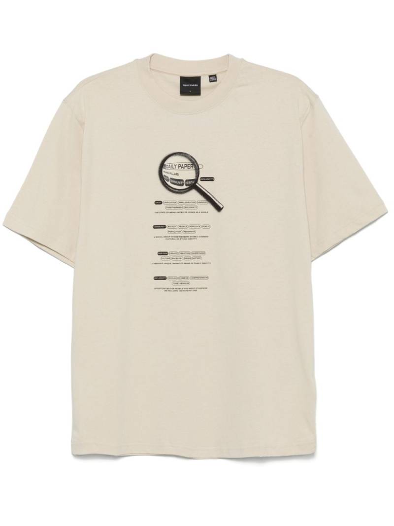 Daily Paper Search T-Shirt - Neutrals von Daily Paper