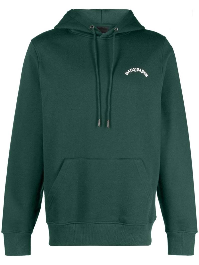 Daily Paper logo-print cotton hoodie - Green von Daily Paper