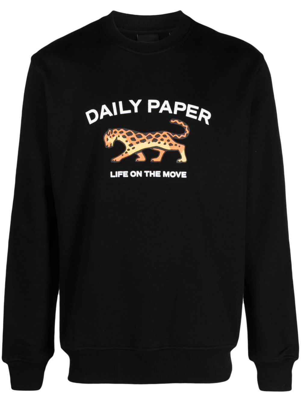 Daily Paper logo-print cotton sweatshirt - Black von Daily Paper