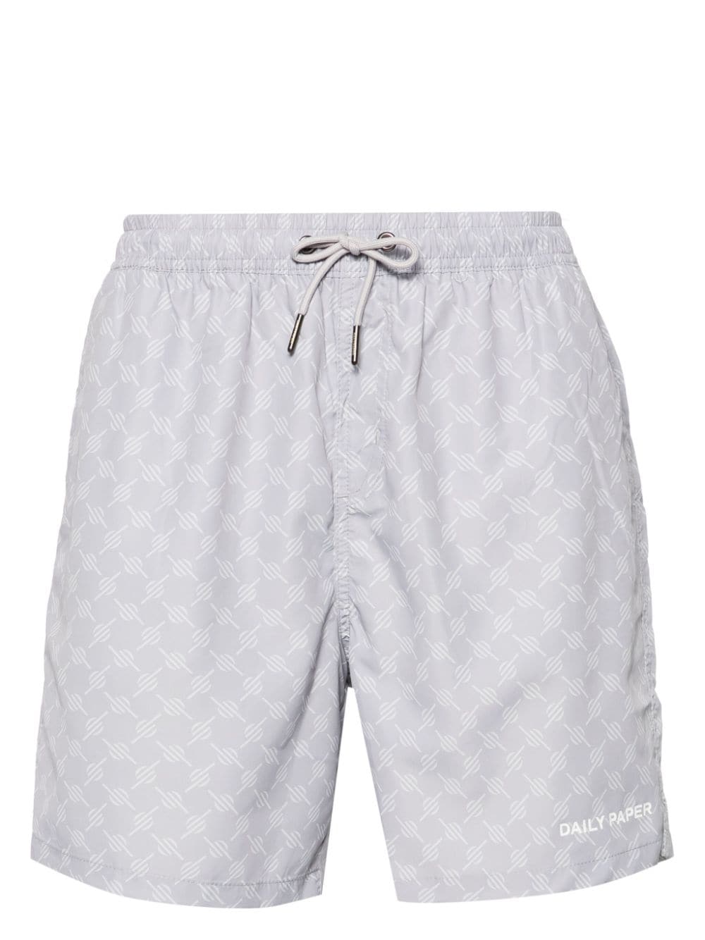 Daily Paper monogram-print swim shorts - Grey von Daily Paper