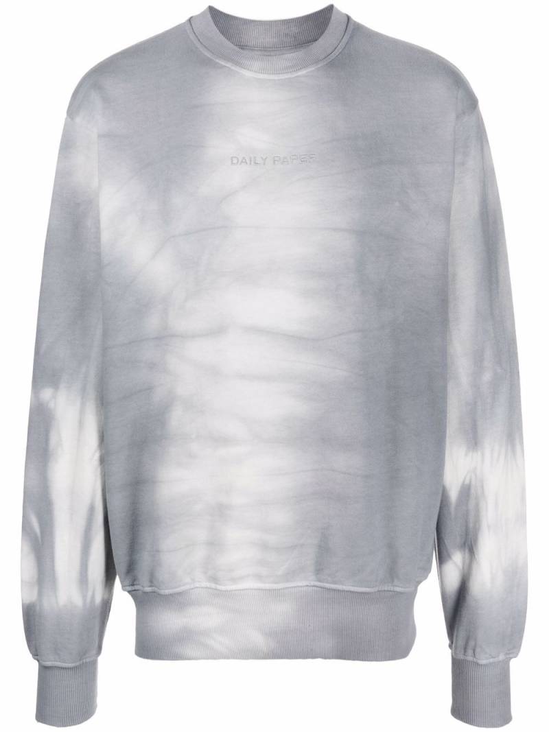 Daily Paper tie-dye print jumper - Grey von Daily Paper