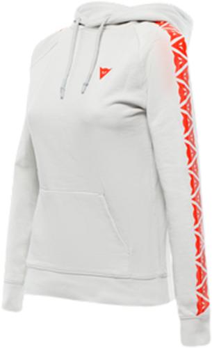 Dainese Damen Dainese Hoodie Stripes hell - grau-fluorot (Grösse: L) von Dainese