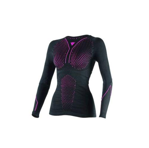 Dainese Damen Funktionsshirt T-Shirt LS D-CORE - schwarz-pink (Grösse: L) von Dainese