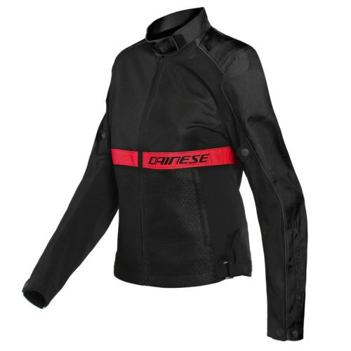 Dainese Damen Jacke TEX RIBELLE AIR - schwarz-rot (Grösse: 40) von Dainese