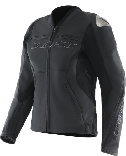 Dainese Damen Lederjacke Racing 5 - schwarz (Grösse: 38) von Dainese