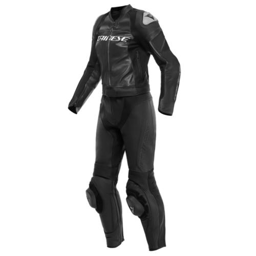 Dainese Damen Lederkombi 2 tlg Mirage 948 - schwarz-weiss (Grösse: 48) von Dainese