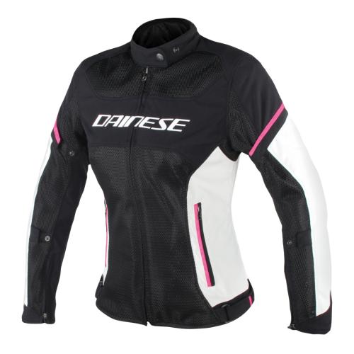 Dainese Damen TEX Jacke FRAME D1 AIR - schwarz-grau-rosa (Grösse: 52) von Dainese