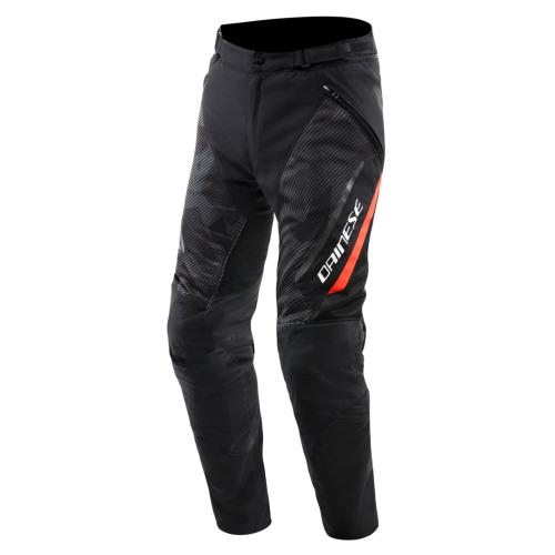 Dainese Hose Drake 2 Super Air Tex - schwarz-anthrazit-fluo rot (Grösse: 48) von Dainese