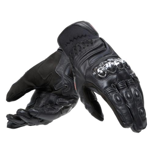 Dainese Lederhandschuhe Carbon 4 Kurz - schwarz (Grösse: 2XL) von Dainese